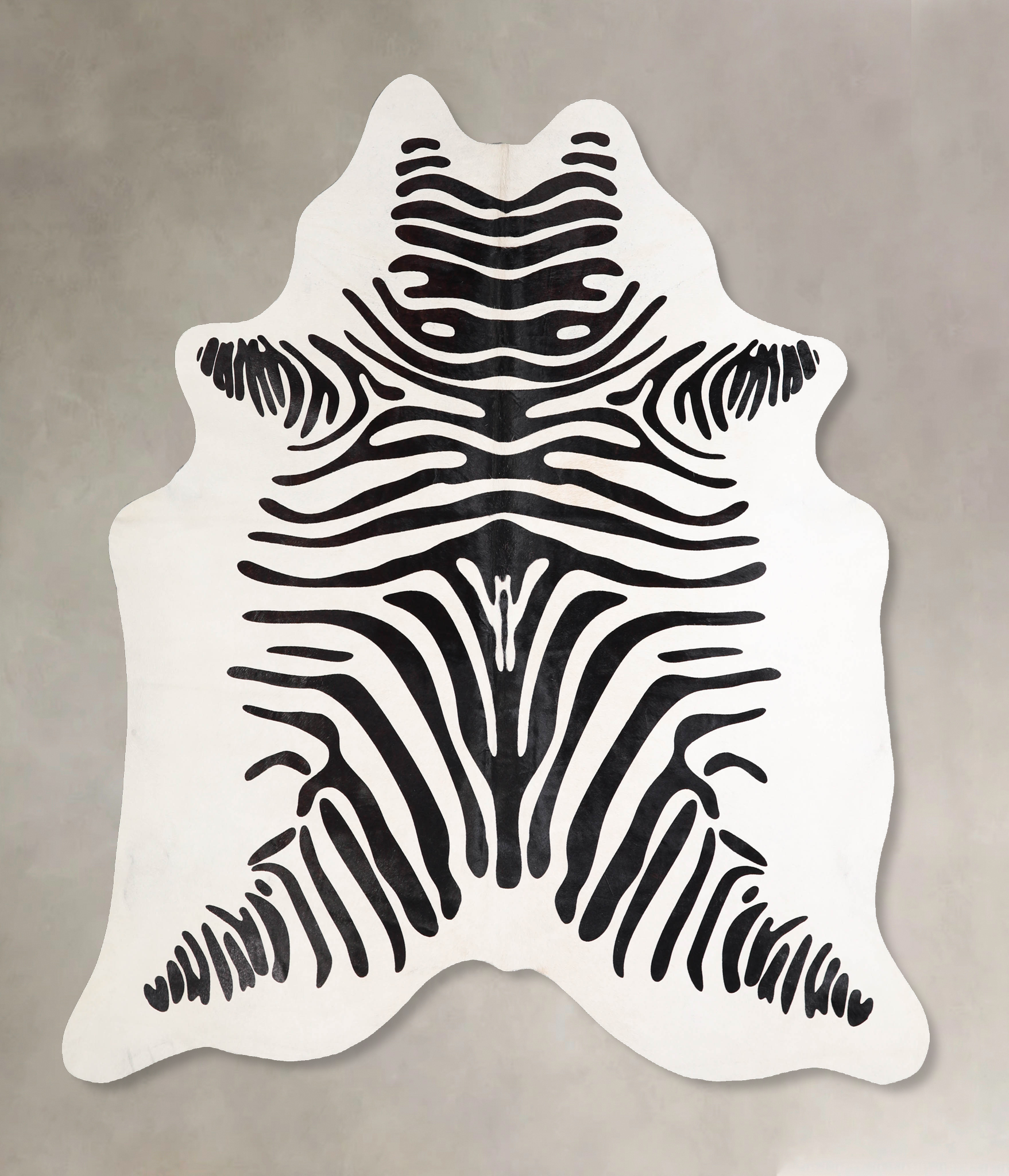 Zebra Cowhide Rug #A34637