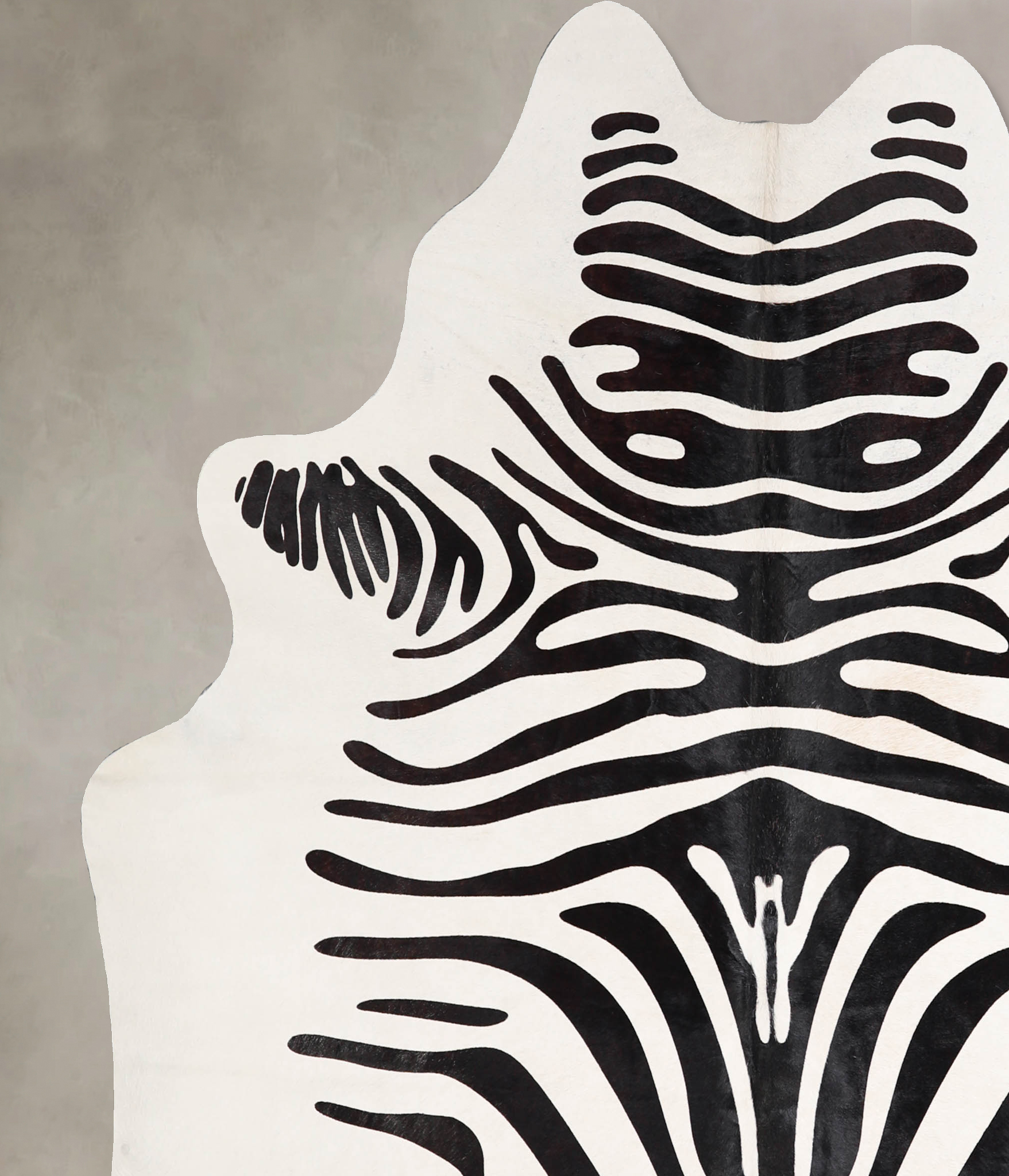 Zebra Cowhide Rug #A34637