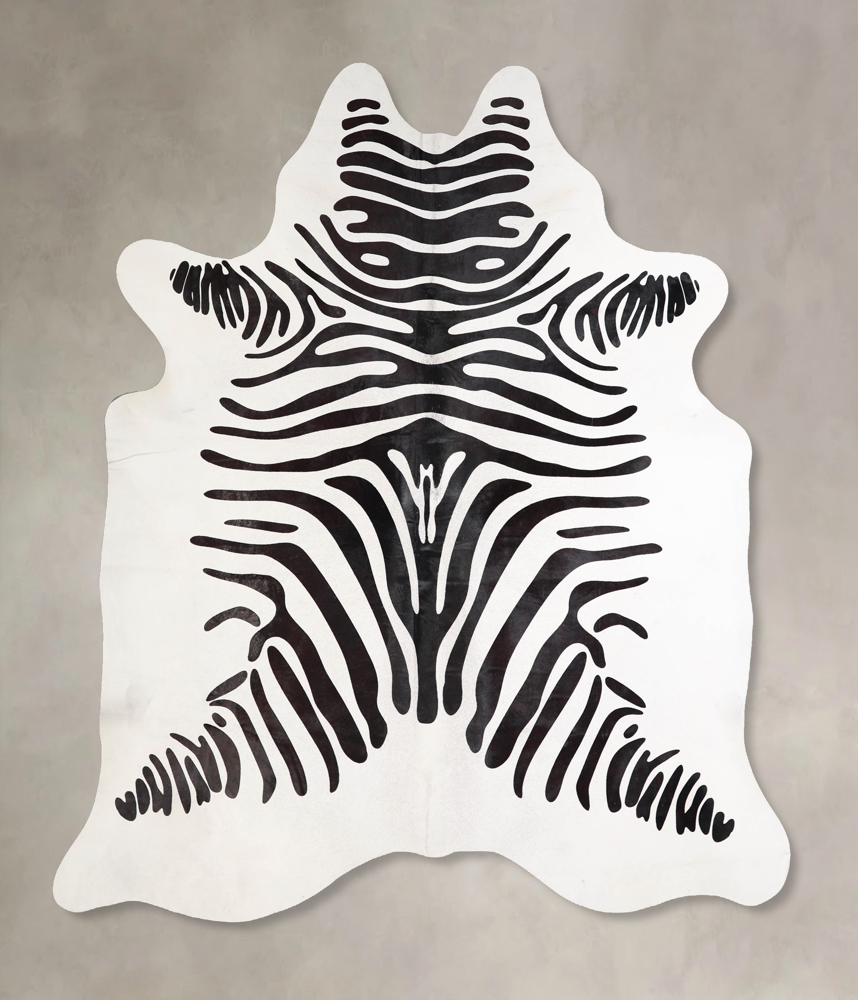 Zebra Cowhide Rug #A34638