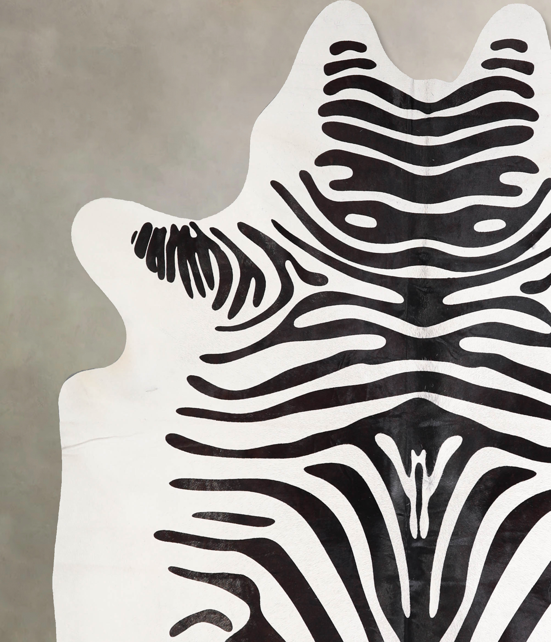 Zebra Cowhide Rug #A34638