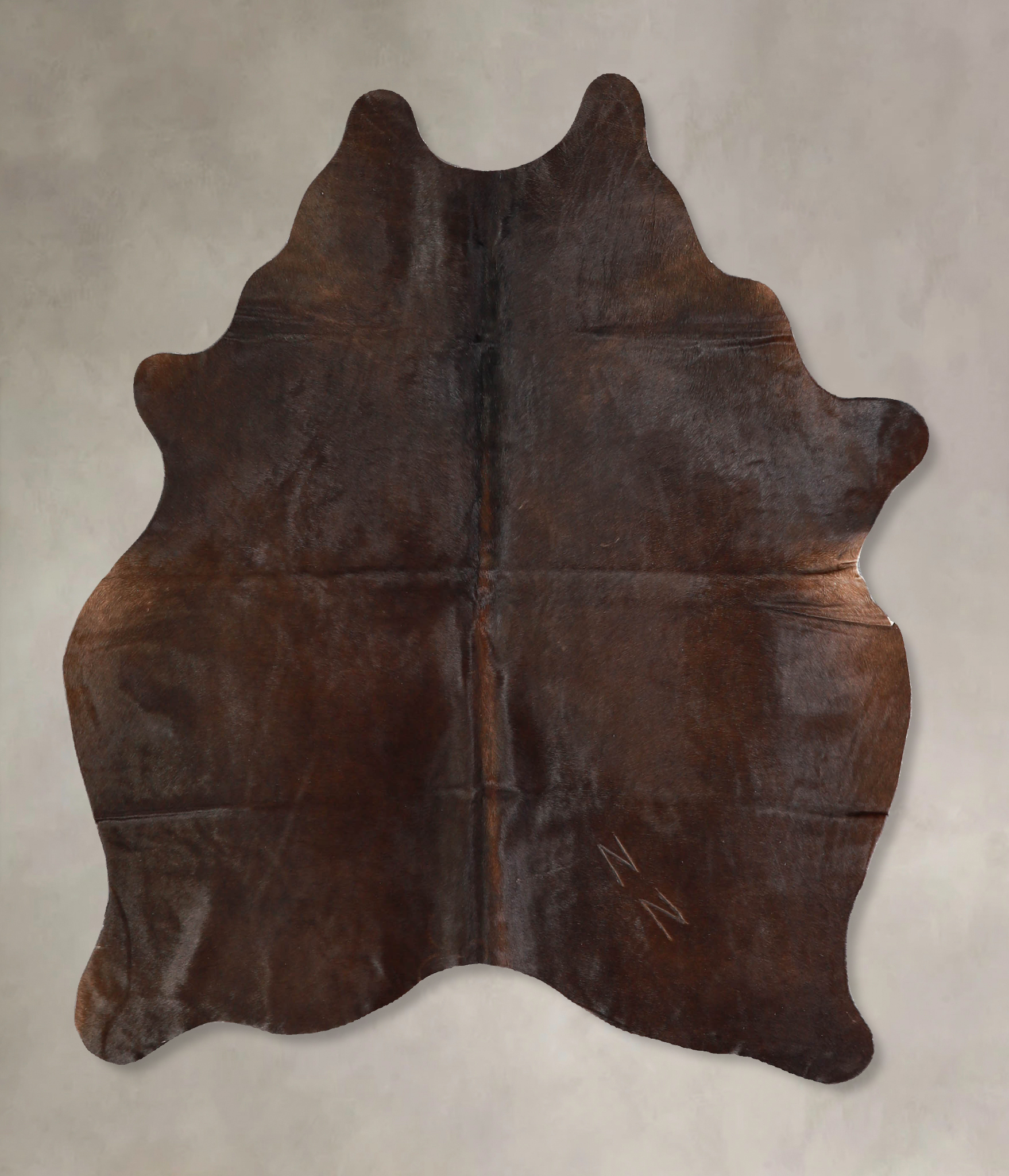 Chocolate Cowhide Rug #A34686