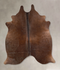 Chocolate Medium Brazilian Cowhide Rug 5'10