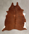 Brown and White Regular Large Brazilian Cowhide Rug 5'10