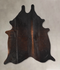 Chocolate Large Brazilian Cowhide Rug 5'7