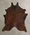 Dark Brindle Large Brazilian Cowhide Rug 5'8