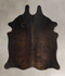 Chocolate Medium Brazilian Cowhide Rug 4'6