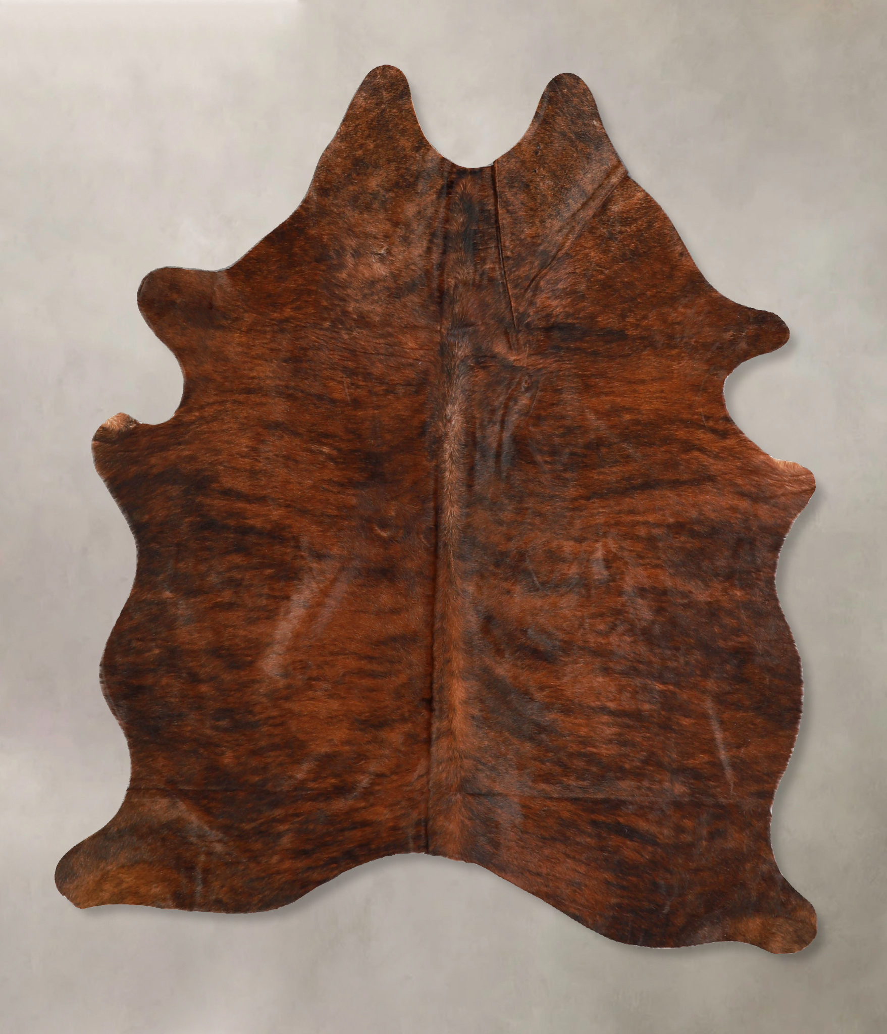 Dark Brindle Cowhide Rug #A34748