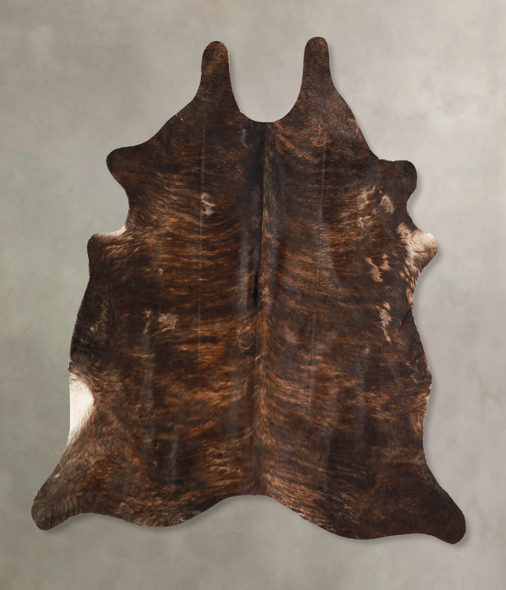 Dark Brindle Cowhide Rug #A34750