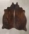 Chocolate Medium Brazilian Cowhide Rug 4'9