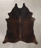 Chocolate Medium Brazilian Cowhide Rug 5'9