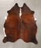 Dark Brindle Medium Brazilian Cowhide Rug 5'5