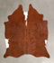 Brown and White Regular Medium Brazilian Cowhide Rug 4'10