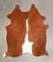 Brown and White Regular Medium Brazilian Cowhide Rug 5'3