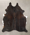 Chocolate Medium Brazilian Cowhide Rug 6'0