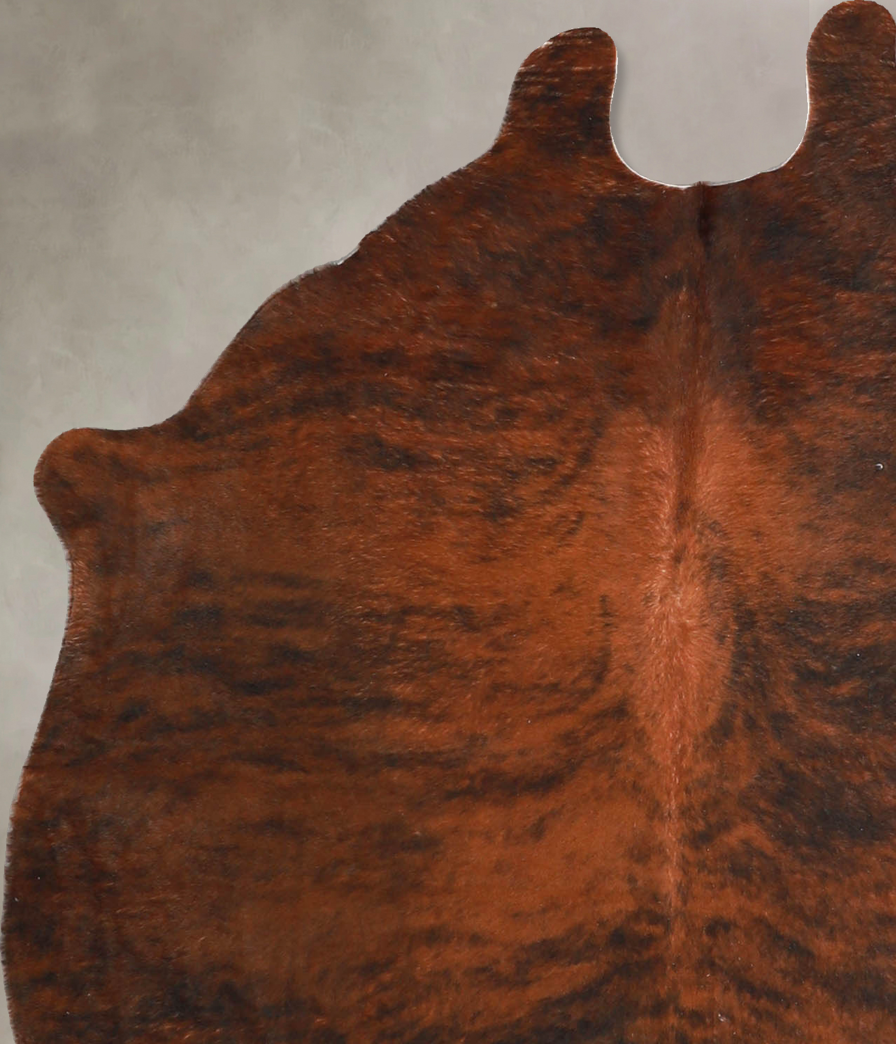 Dark Brindle Cowhide Rug #A34788