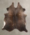 Chocolate Large Brazilian Cowhide Rug 5'7