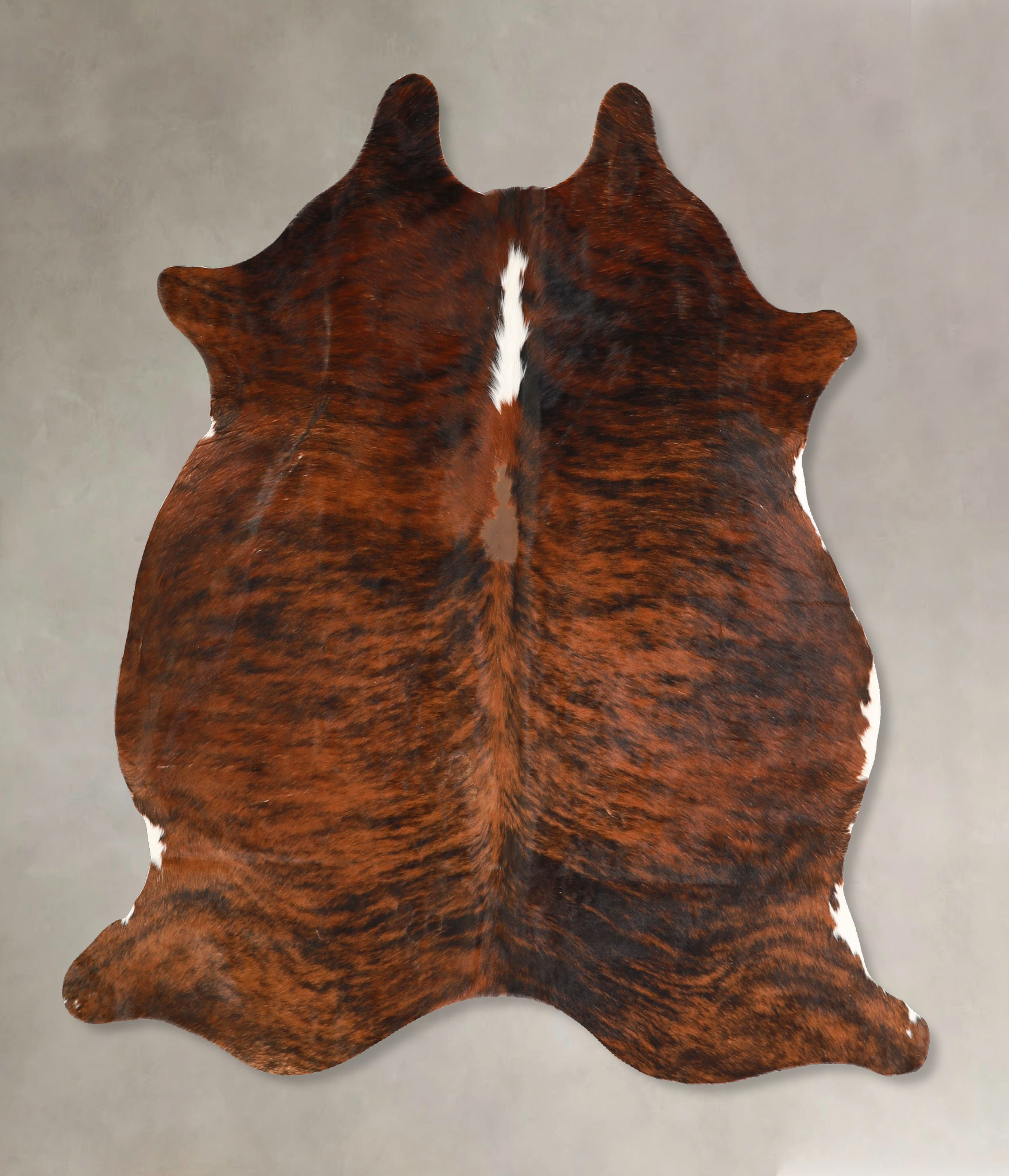 Dark Brindle Cowhide Rug #A34811