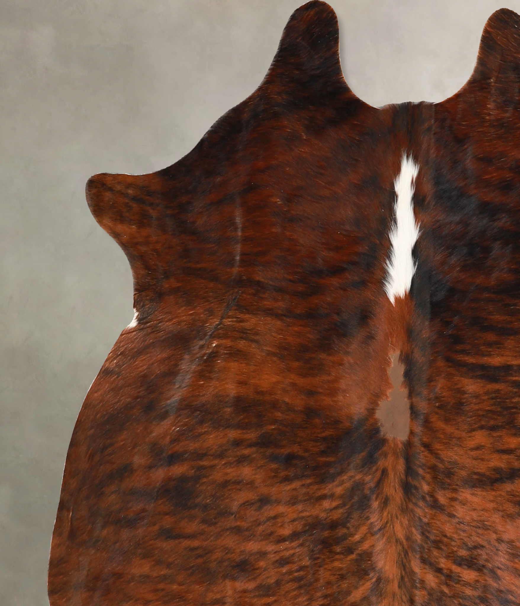 Dark Brindle Cowhide Rug #A34811