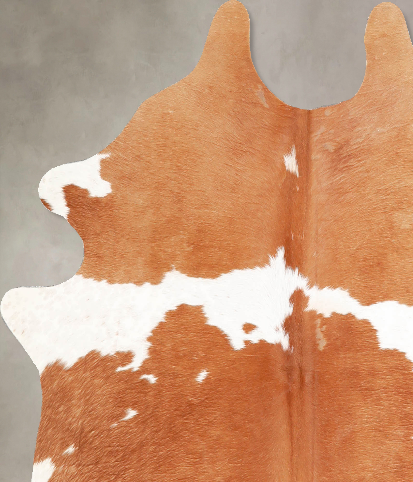 Beige and White Cowhide Rug #A34821