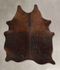 Chocolate Medium Brazilian Cowhide Rug 5'7