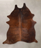 Dark Brindle Large Brazilian Cowhide Rug 6'9