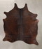 Chocolate Medium Brazilian Cowhide Rug 5'8