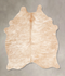 Light Caramel Medium Brazilian Cowhide Rug 4'7