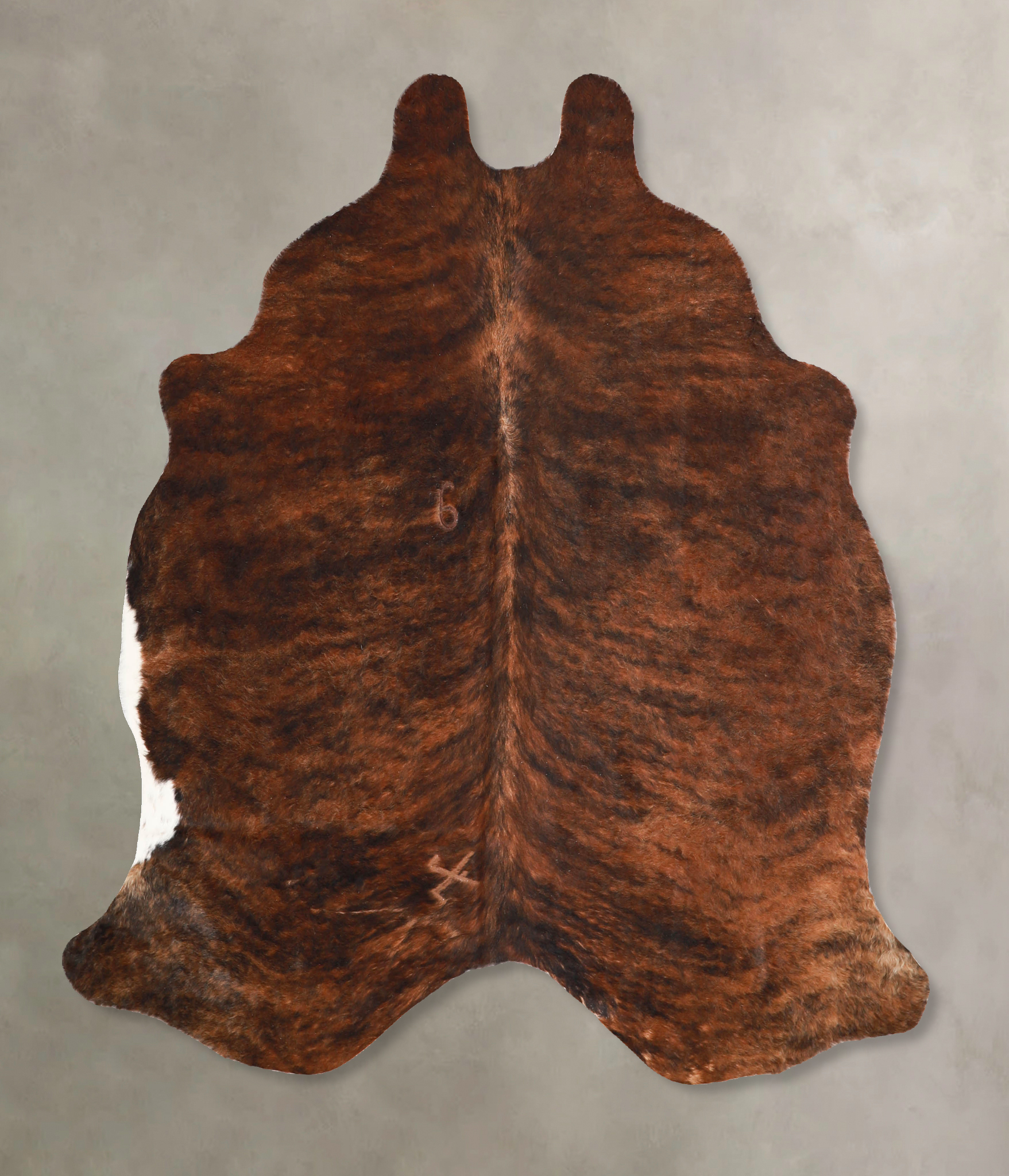 Dark Brindle Cowhide Rug #A34861