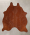 Solid Brown Medium Brazilian Cowhide Rug 5'0