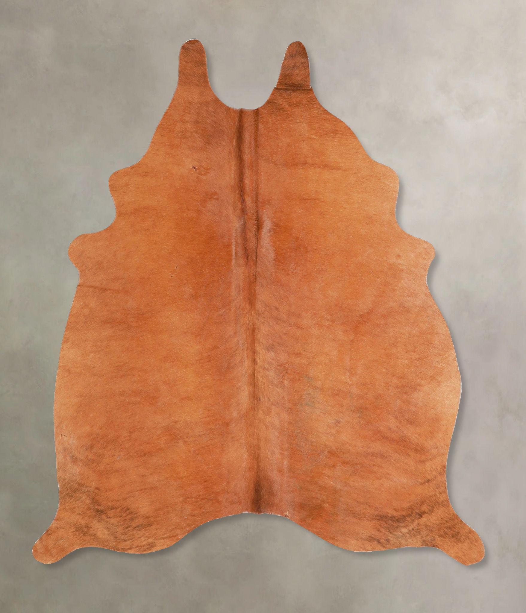 Solid Brown Cowhide Rug #A34866