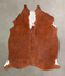 Brown and White Regular Medium Brazilian Cowhide Rug 4'9