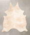 Light Caramel Medium Brazilian Cowhide Rug 5'4