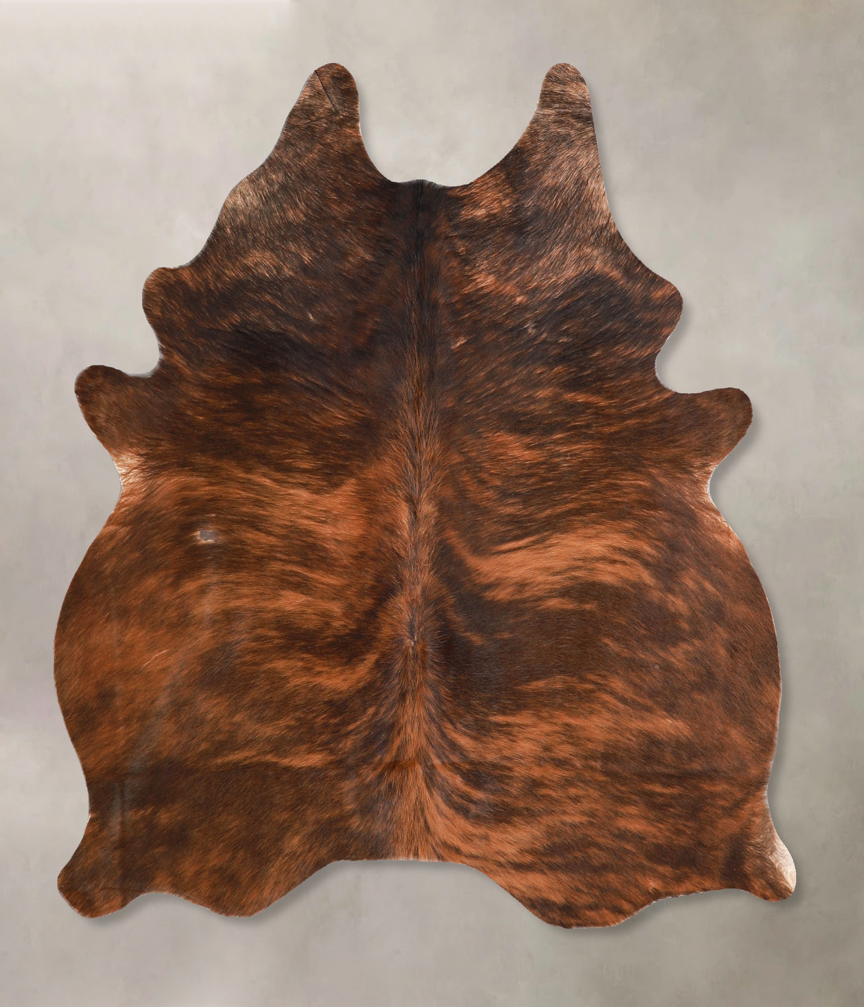 Dark Brindle Cowhide Rug #A34909