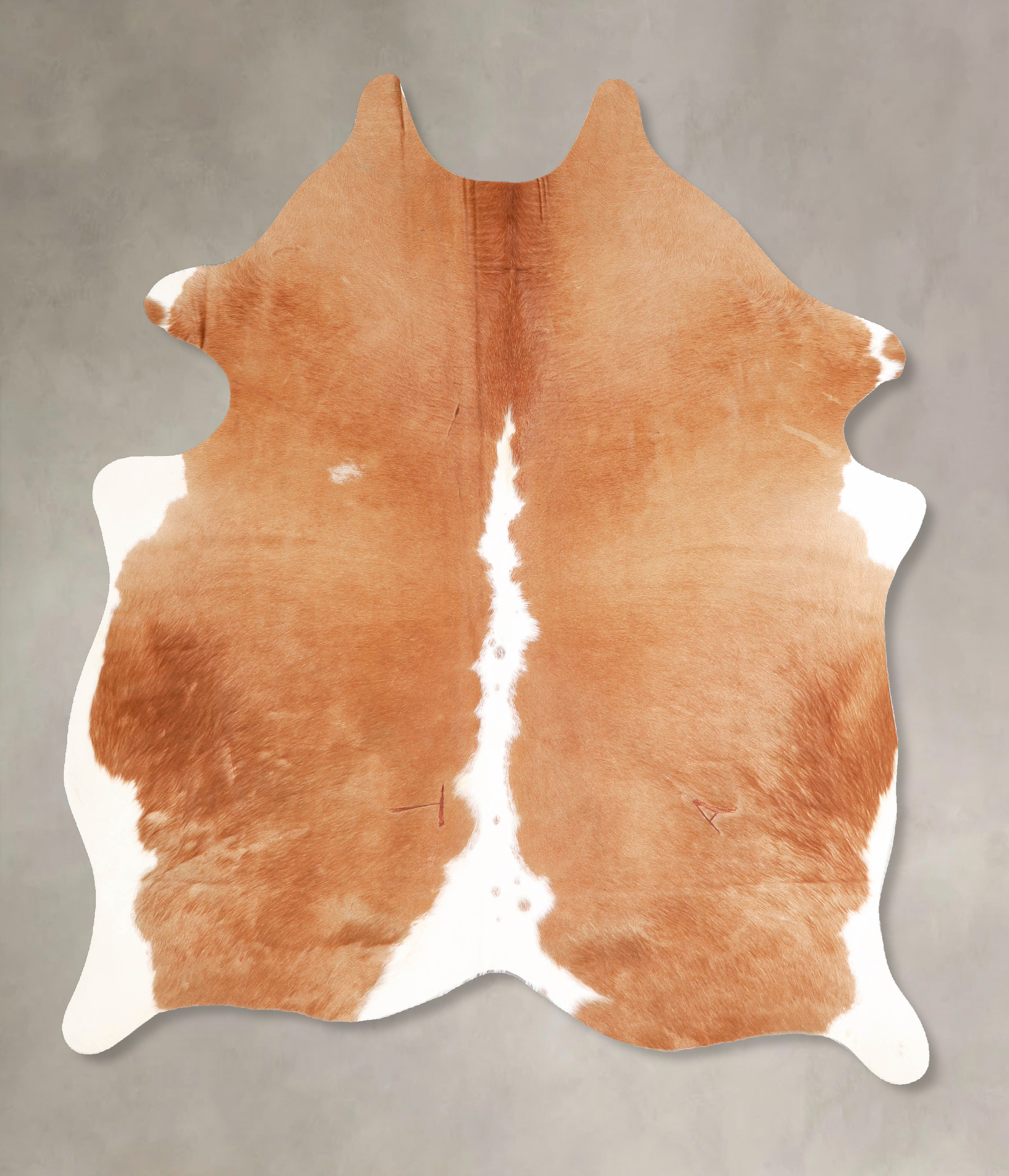 Beige and White Cowhide Rug #A34922