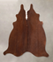 Solid Brown Medium Brazilian Cowhide Rug 5'2