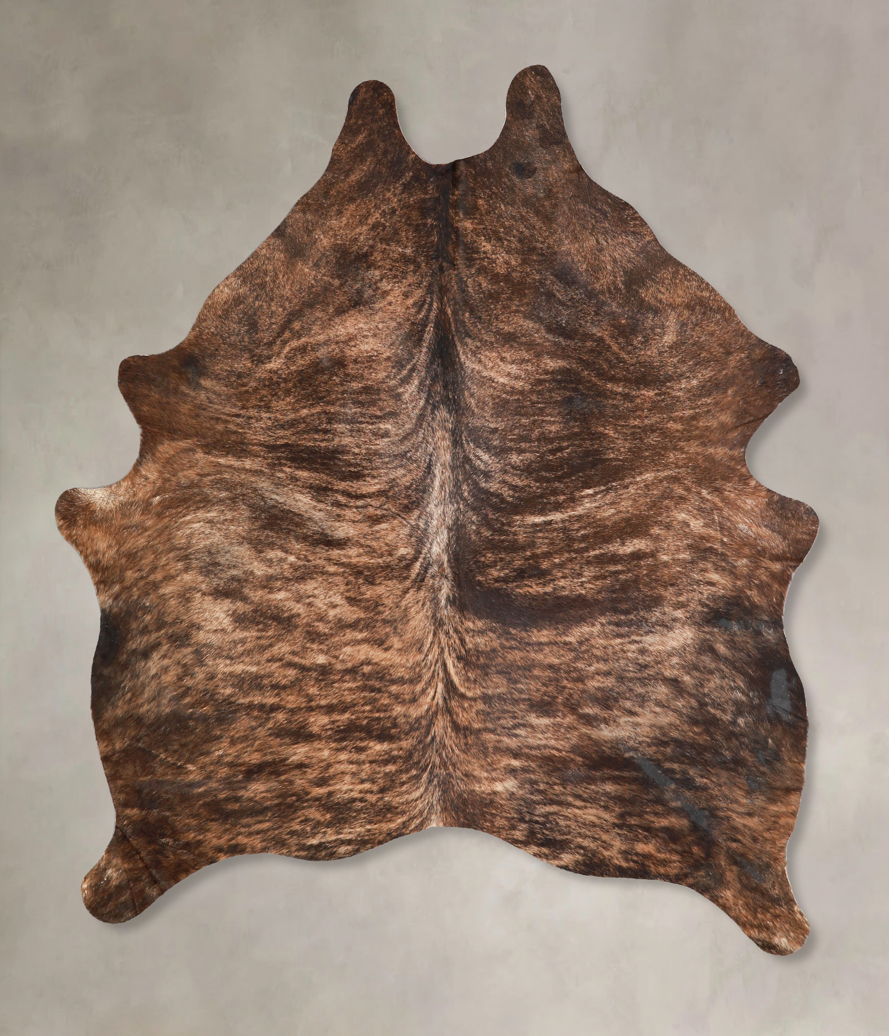 Dark Brindle Cowhide Rug #A34933