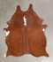 Brown and White Regular Medium Brazilian Cowhide Rug 5'7