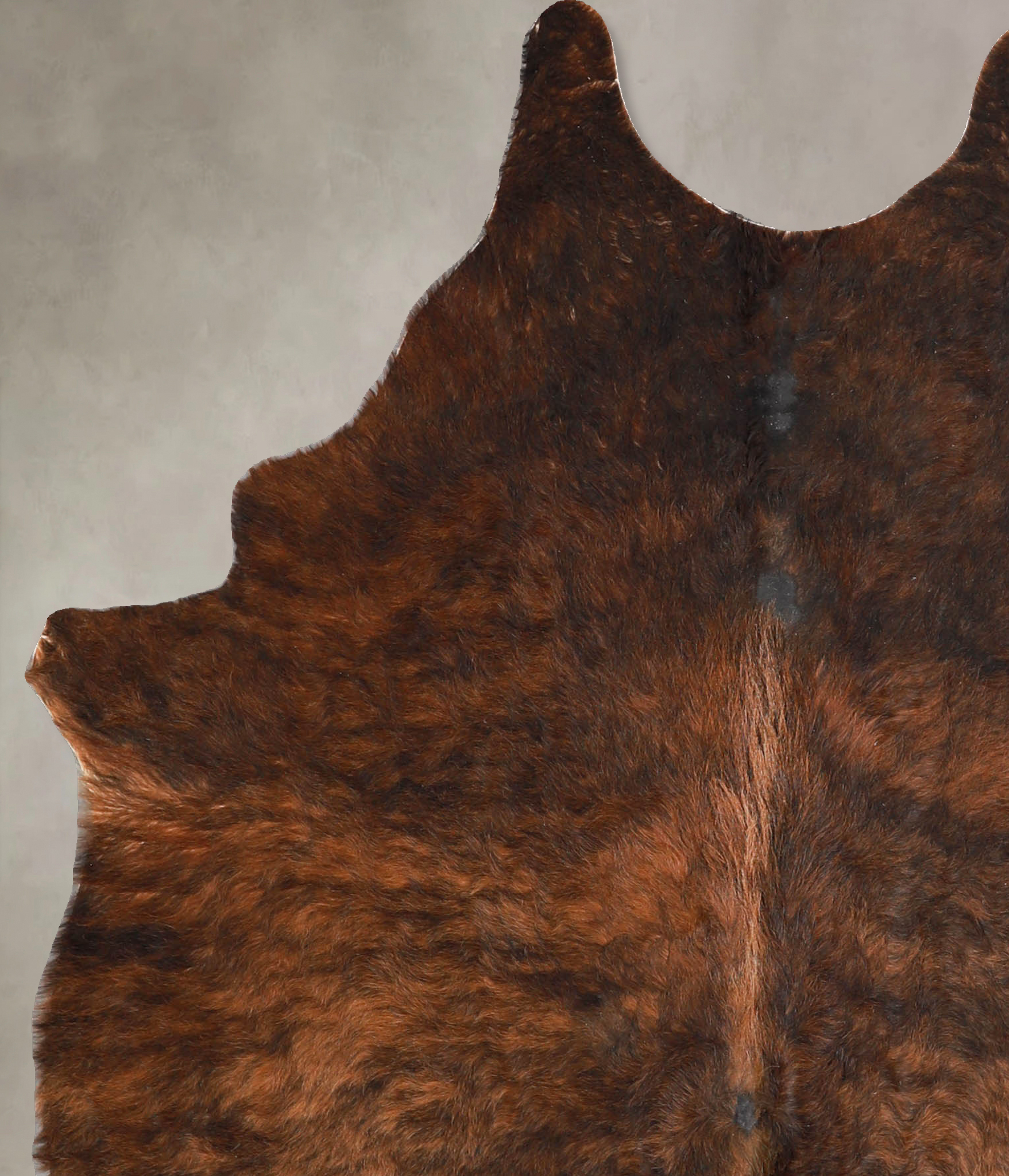 Dark Brindle Cowhide Rug #A34961