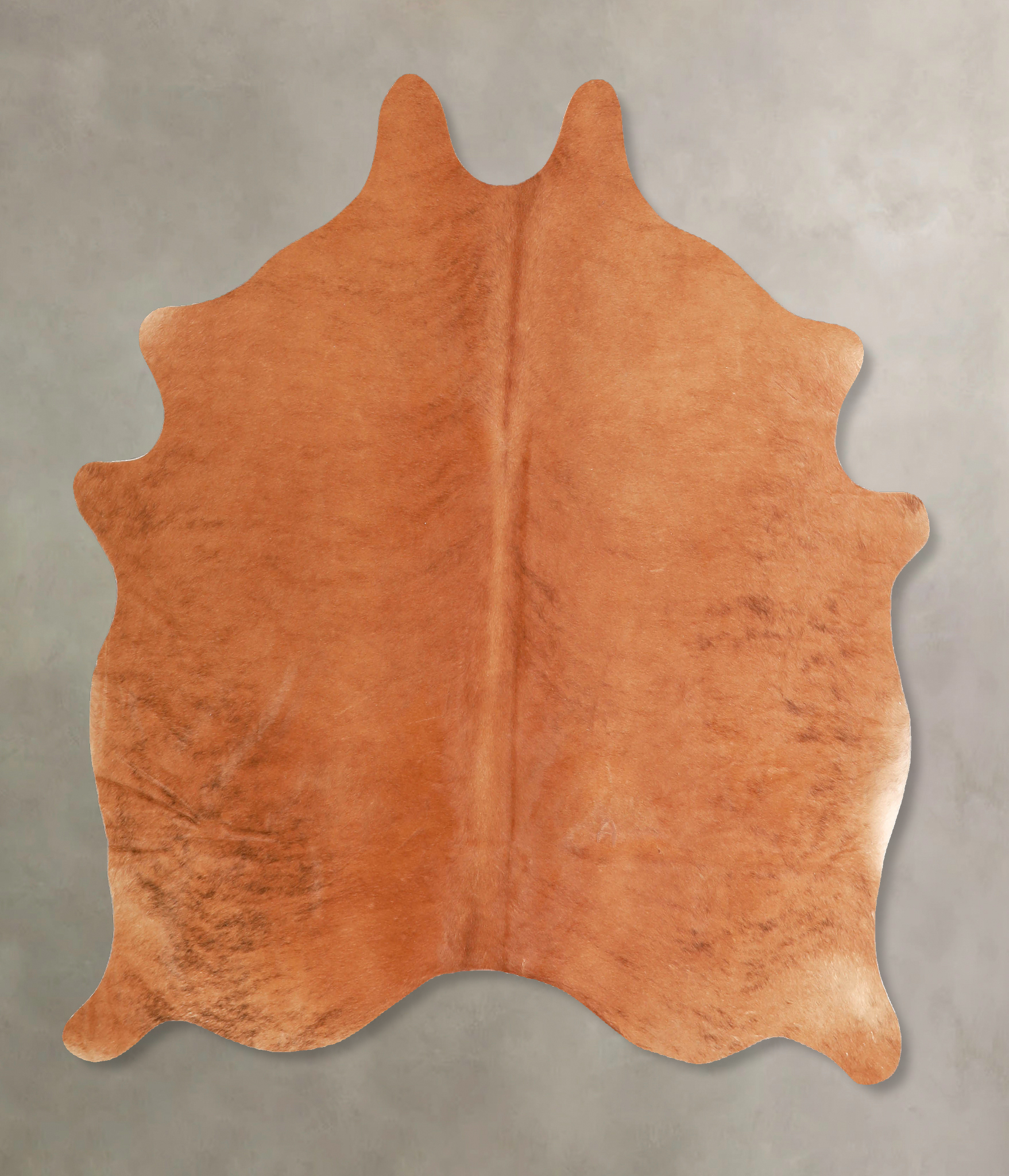 Solid Brown Cowhide Rug #A34985