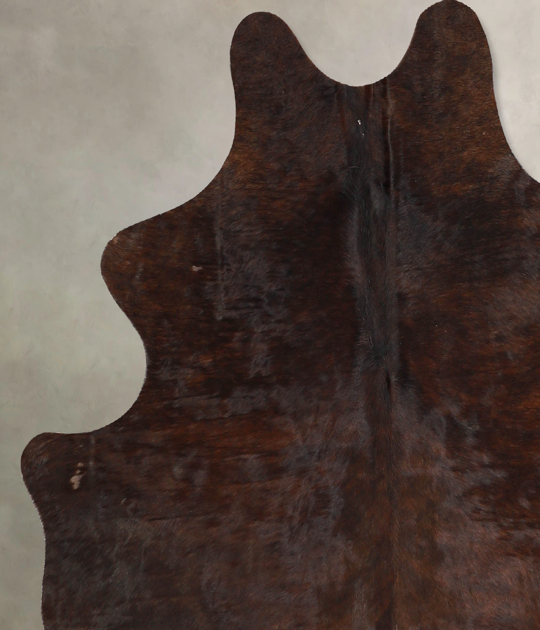 Dark Brindle Cowhide Rug #A34987