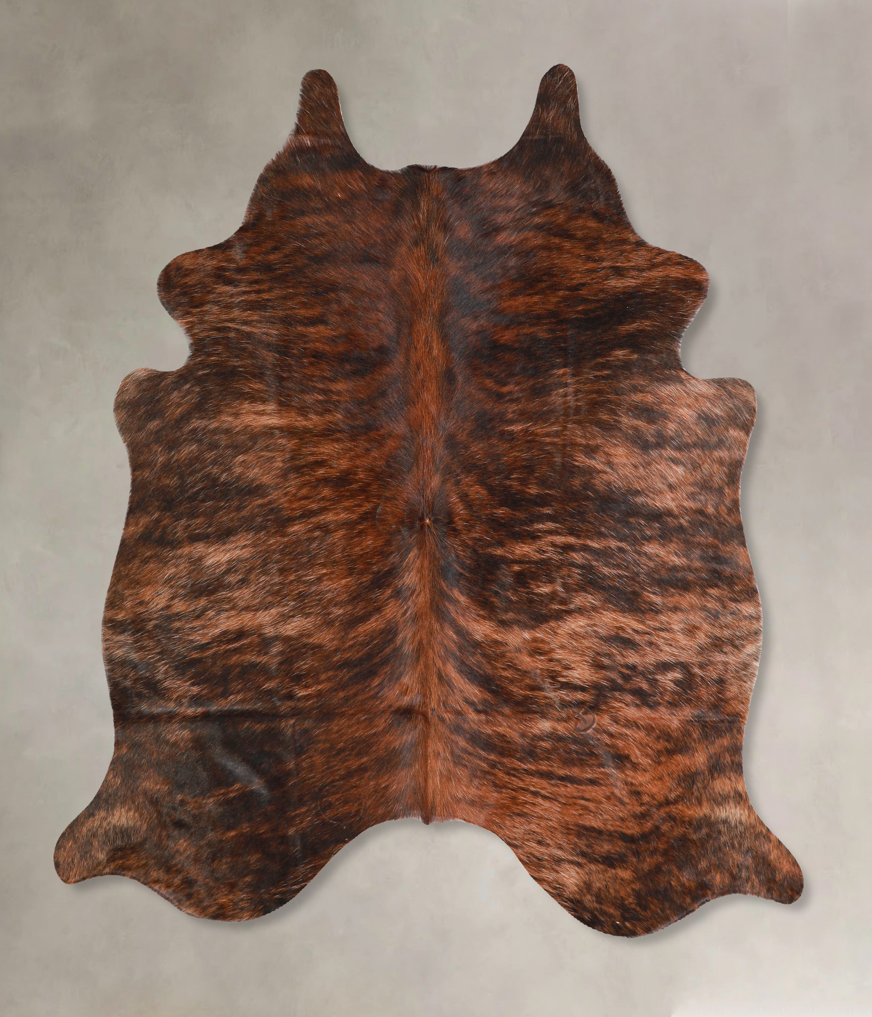 Dark Brindle Cowhide Rug #A34992