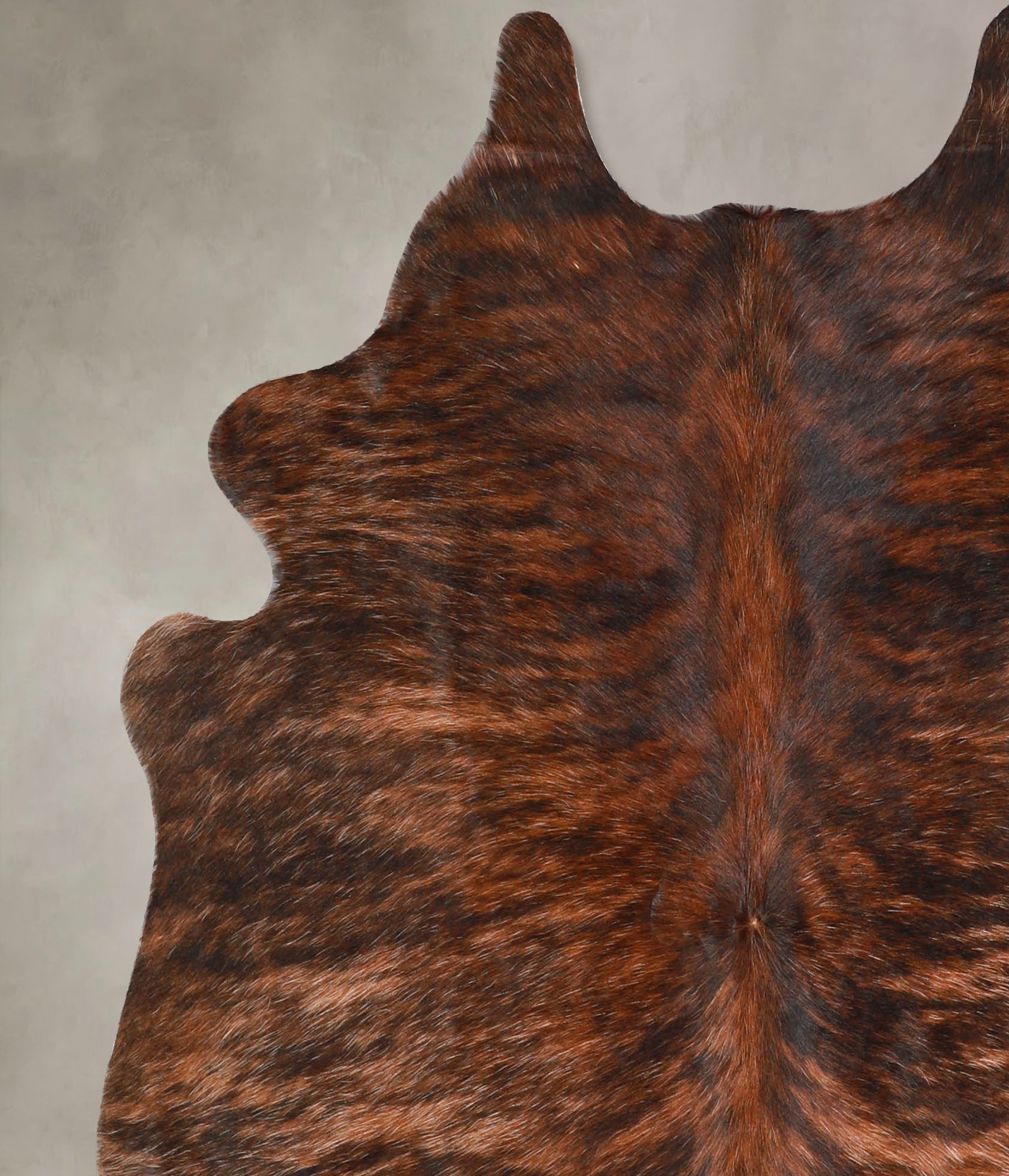 Dark Brindle Cowhide Rug #A34992