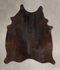 Chocolate Medium Brazilian Cowhide Rug 4'6