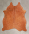 Solid Brown Medium Brazilian Cowhide Rug 4'8