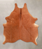 Solid Brown Medium Brazilian Cowhide Rug 5'7