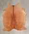 Solid Brown Medium Brazilian Cowhide Rug 5'7