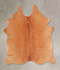 Solid Brown Medium Brazilian Cowhide Rug 5'1