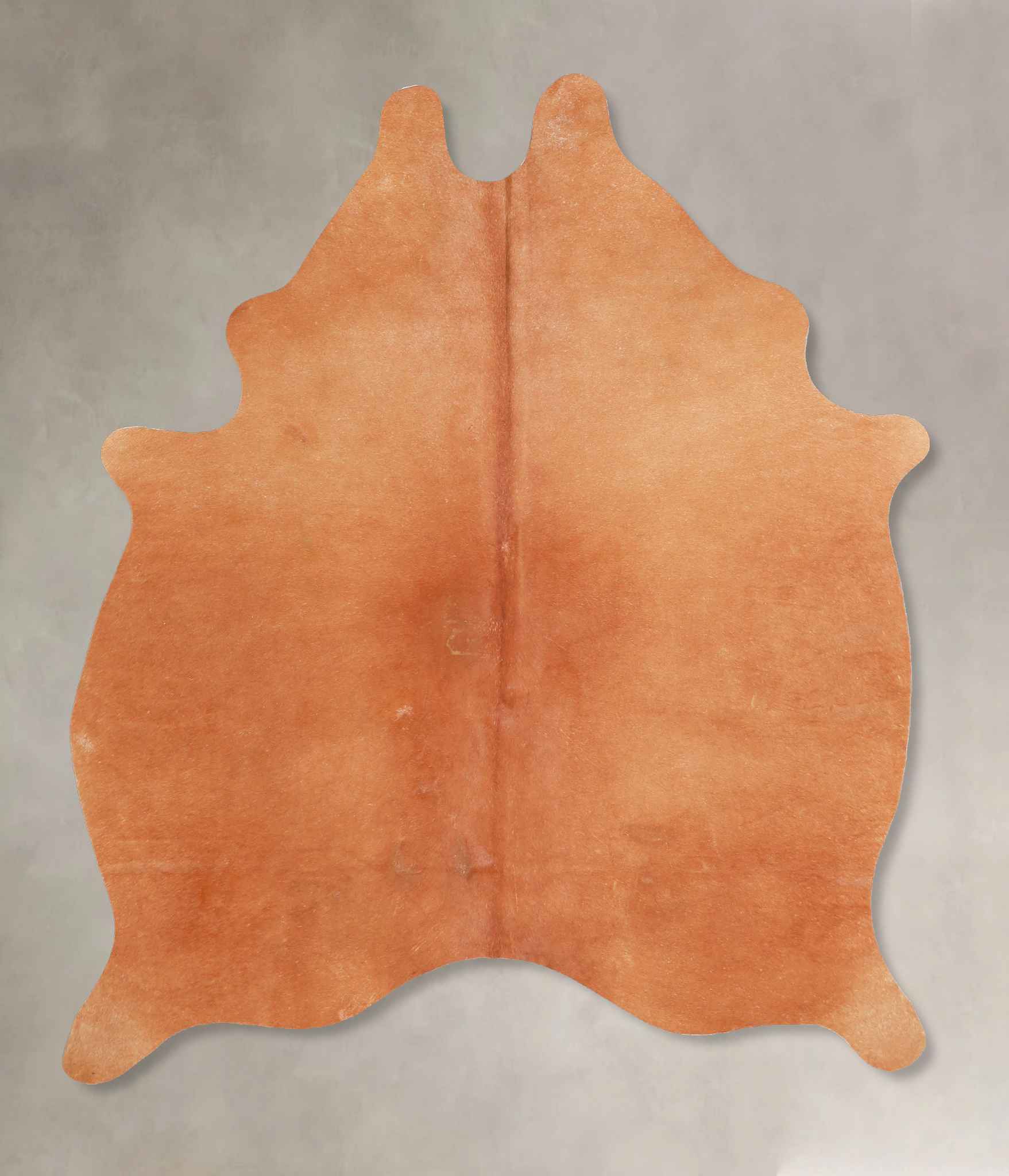 Solid Brown Cowhide Rug #A35016