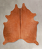 Solid Brown Medium Brazilian Cowhide Rug 5'11