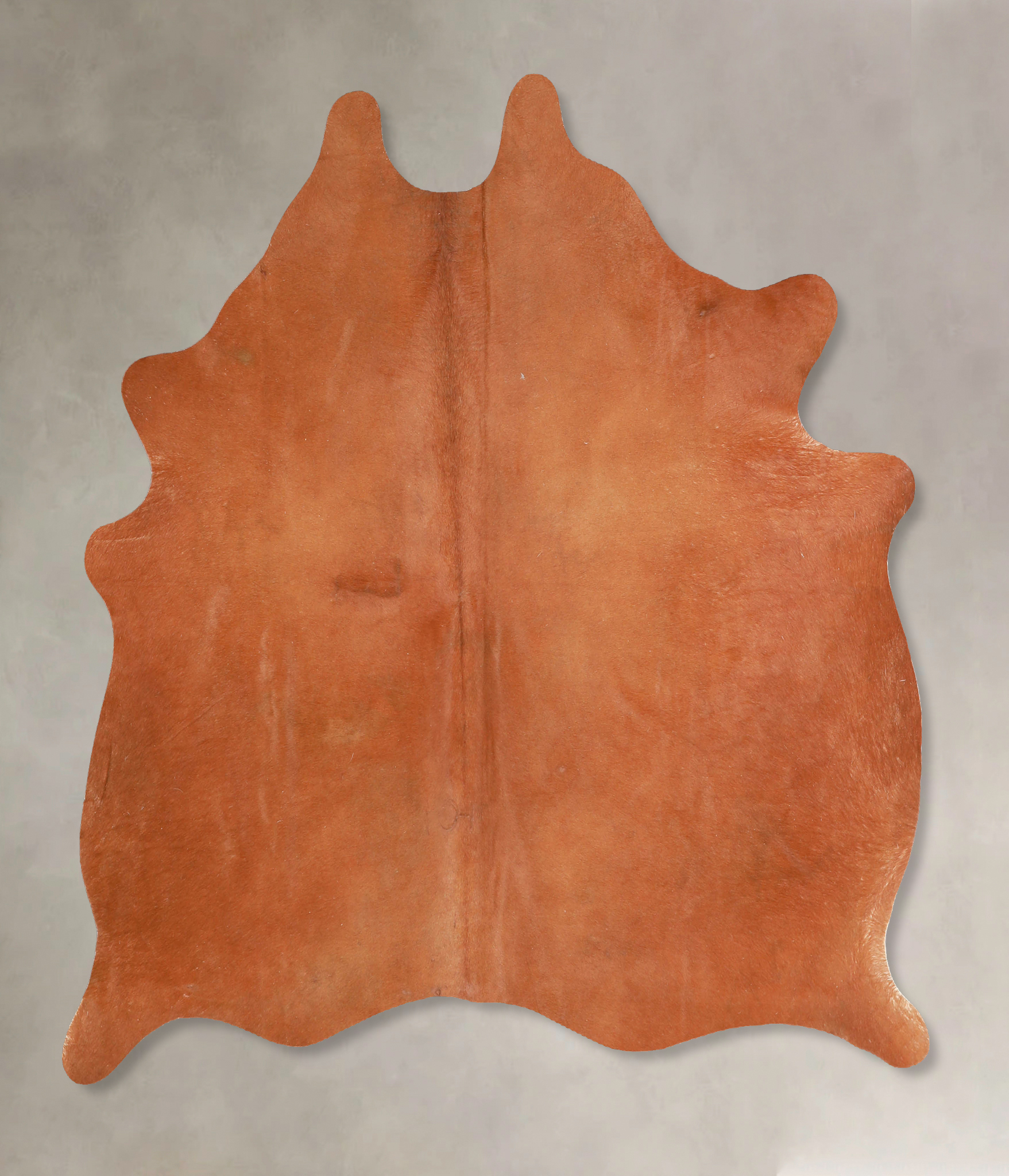 Solid Brown Cowhide Rug #A35020